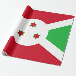 Papel De Presente Bandeira do Burundi