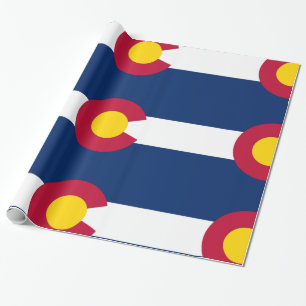 Papel De Presente bandeira do Colorado