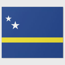 Papel De Presente Bandeira do Curaçau