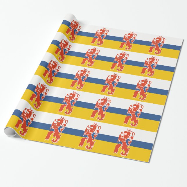 Papel De Presente Bandeira do Dutch Limburgo (Desenrolado)