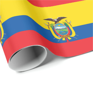 Papel De Presente Bandeira do Equador