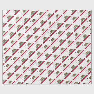 Papel De Presente bandeira do estado da Califórnia