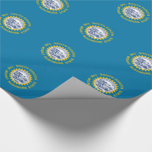 Papel De Presente Bandeira do Estado da Dakota do Sul