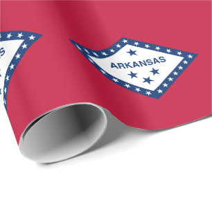 Papel De Presente Bandeira do estado de Arkansas