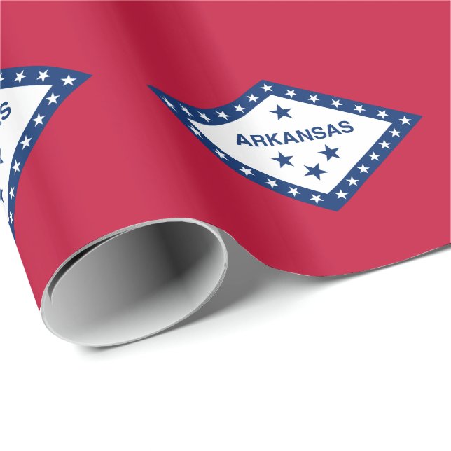 Papel De Presente Bandeira do estado de Arkansas (Ponta do rolo)