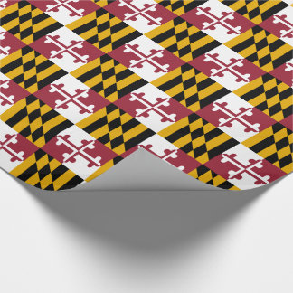 Papel De Presente Bandeira do Estado de Maryland