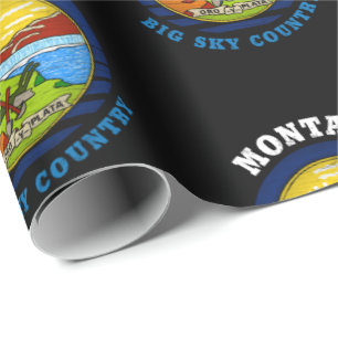 PAPEL DE PRESENTE BANDEIRA DO ESTADO DO CÉU MONTANA GRANDE