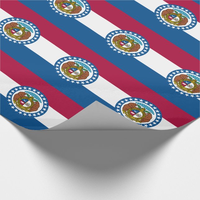 Papel De Presente Bandeira do estado do Missouri (Ponta)