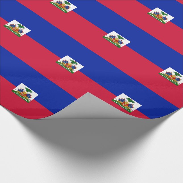 Papel De Presente Bandeira do Haiti (Ponta)