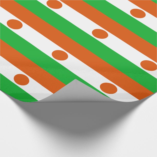 Papel De Presente Bandeira do Níger (Ponta)