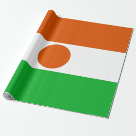 Papel De Presente Bandeira do Níger (país africano)