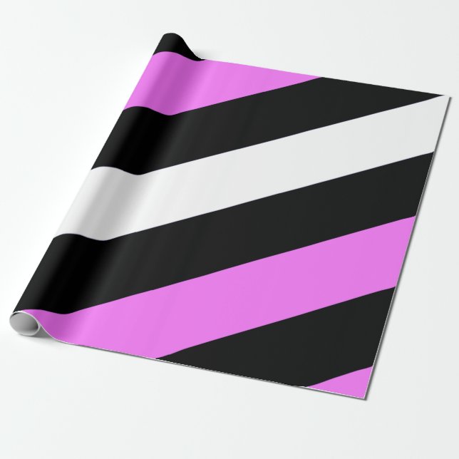 Papel De Presente Bandeira do Orgulho da Garota de Couro (Desenrolado)