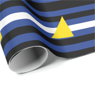 Papel De Presente Bandeira do Orgulho de Aquecimento