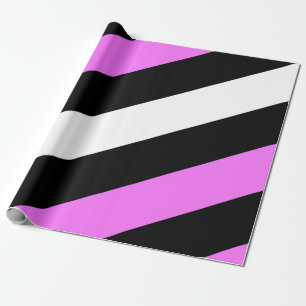 Papel De Presente Bandeira do Orgulho de Rapariga de Couro