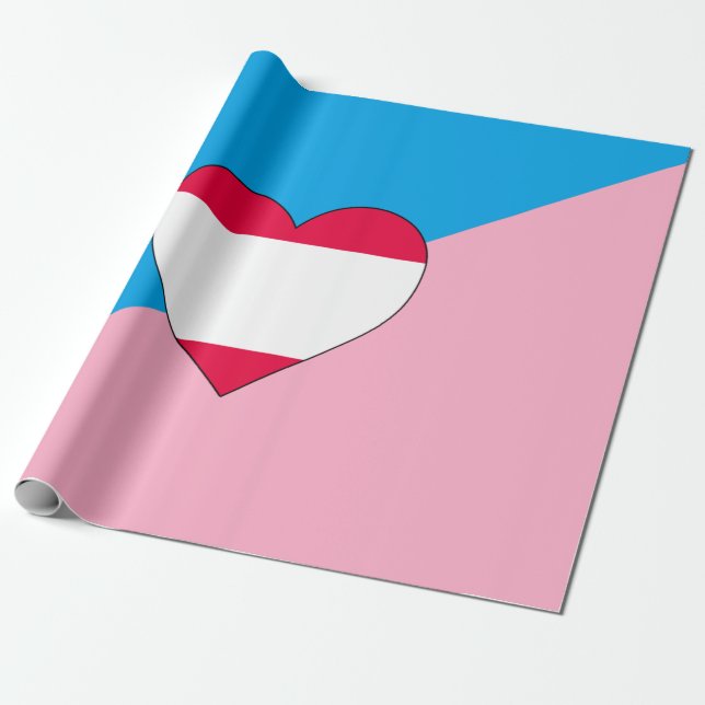 Papel De Presente Bandeira do Orgulho do Jogo de Idade (Desenrolado)