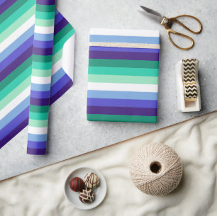 Papel De Presente Bandeira do Orgulho Gay Trans-Inclusivo de Slipper