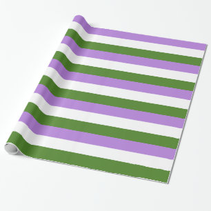Papel De Presente Bandeira do Orgulho Genderqueer