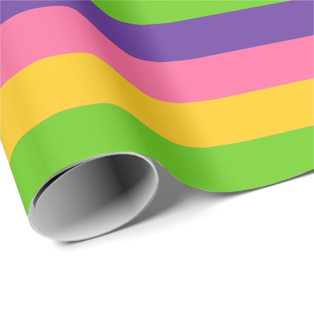 Papel De Presente Bandeira do Orgulho Sáfico (Ponta do rolo)