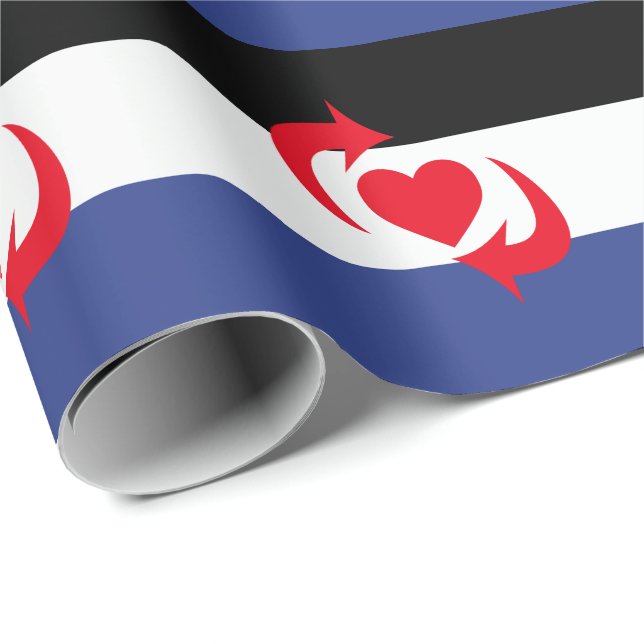 Papel De Presente Bandeira do Orgulho Switch (Ponta do rolo)