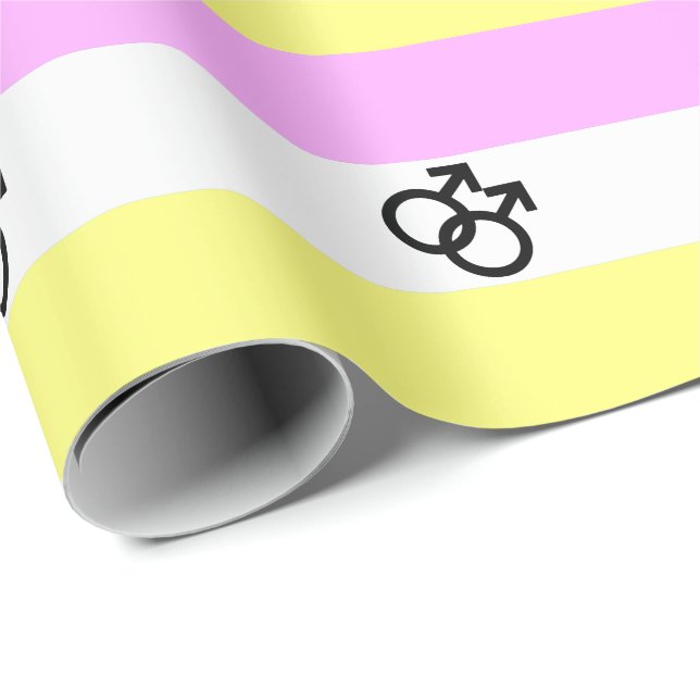 Papel De Presente Bandeira do Orgulho Twink (Ponta do rolo)