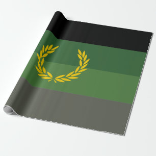 Papel De Presente Bandeira do Orgulho Uniforme Militar