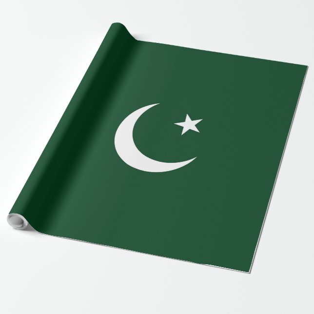 Papel De Presente bandeira do Paquistão (Desenrolado)