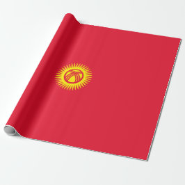 Papel De Presente Bandeira do Quirguistão