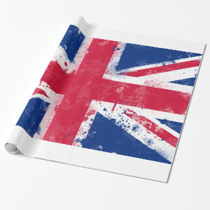 Papel De Presente Bandeira do Reino Unido ou do Union Jack