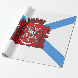Papel De Presente Bandeira do Rio de Janeiro (Brasil)