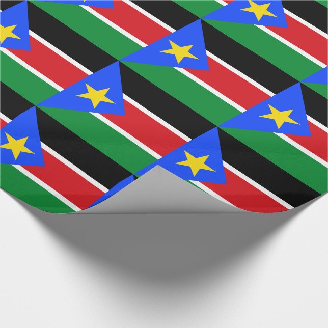 Papel De Presente Bandeira do Sudão do Sul (Ponta)