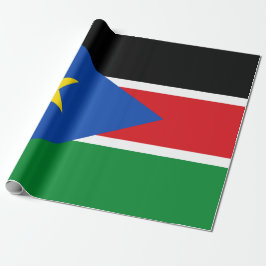 Papel De Presente Bandeira do Sudão do Sul (África)