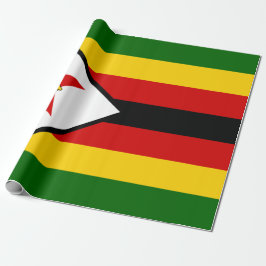Papel De Presente Bandeira do Zimbabué