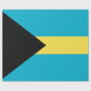Papel De Presente Bandeira dos Bahamas