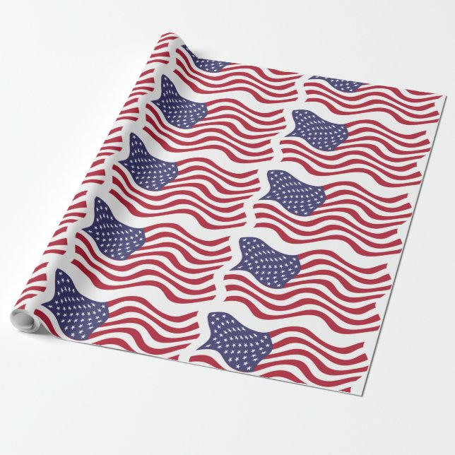 PAPEL DE PRESENTE BANDEIRA DOS EUA (Desenrolado)