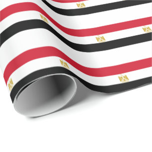 Papel De Presente Bandeira egípcia