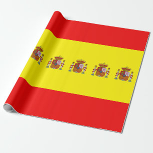 Papel De Presente bandeira espanhola