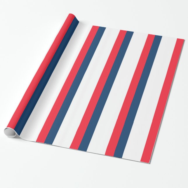 Papel De Presente Bandeira francesa (Desenrolado)