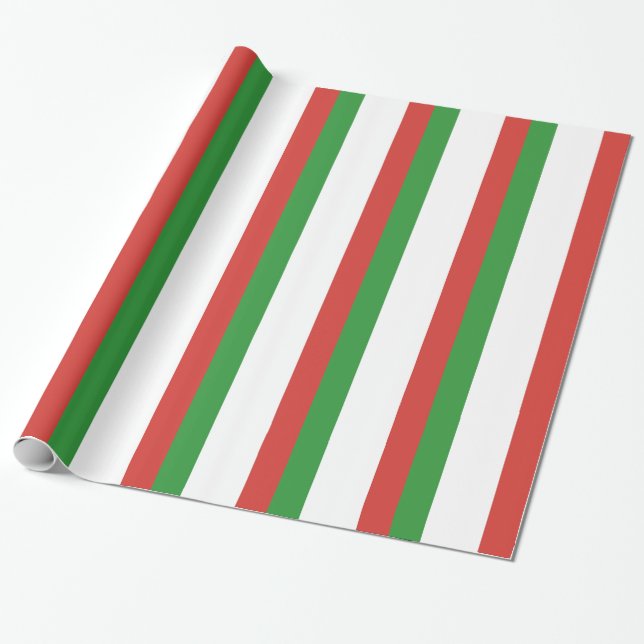 Papel De Presente Bandeira italiana (Desenrolado)