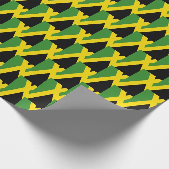 Papel De Presente BANDEIRA Moderna DE JAMAICA (Ponta)