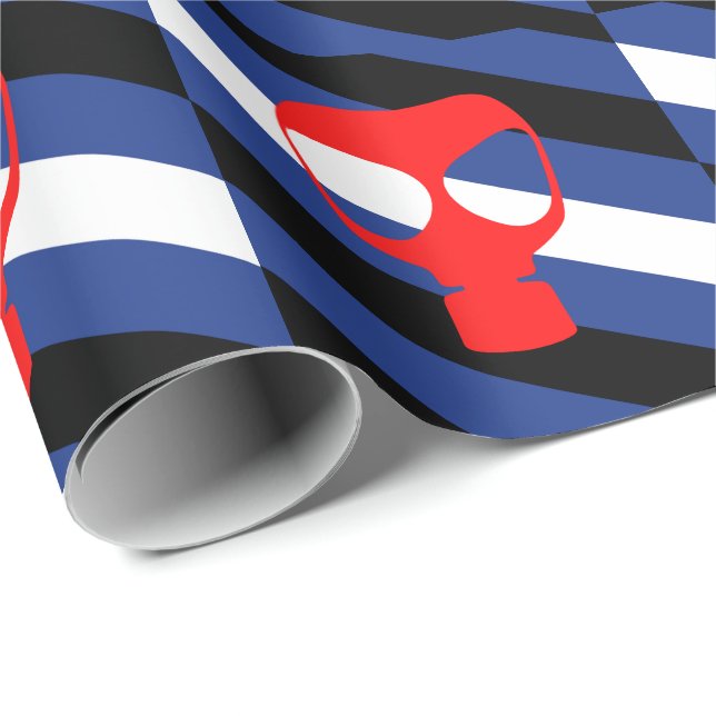 Papel De Presente Bandeira Orgulho Máscara (Ponta do rolo)