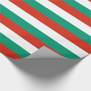 Papel De Presente Bandeira Patriótica Búlgara