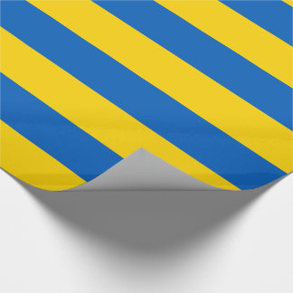 Papel De Presente Bandeira Patriótica da Ucrânia