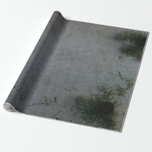 PAPEL DE PRESENTE BANDEIRA PRETA E LARANJA