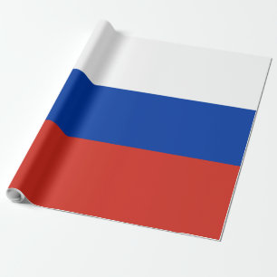 Papel De Presente bandeira russa