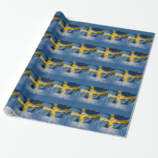 Papel De Presente Bandeira sueca