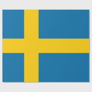 Papel De Presente Bandeira sueca (Suecia)
