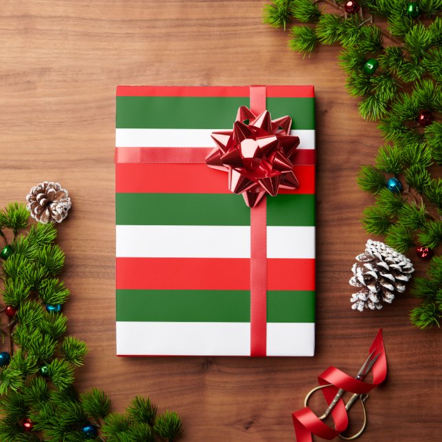 Papel De Presente Bandeiras italianas - Design (Presente de Natal)