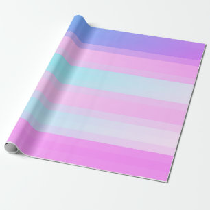Papel De Presente Banhas de Pastel Verdes, Cor-de-Rosa, Brilhantes