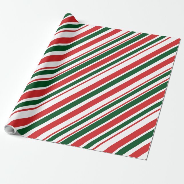 Papel De Presente Banheiras de Diagnóstico Branco Verde Vermelho (Desenrolado)