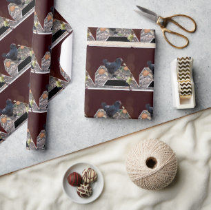 Papel De Presente Banquete Excelente: Design Pop-Out de Frango Gigan
